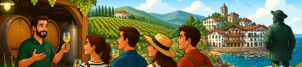 Descubre el vino de Txakoli y Getaria en una excursión matinal
