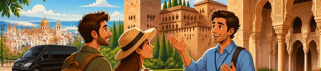 Viaje privado de ida y vuelta a La Alhambra desde Cádiz: una excursión de día completo