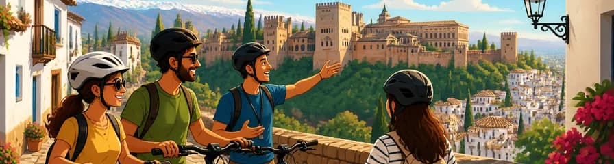 Recorrido de tres horas por Granada en bicicleta eléctrica