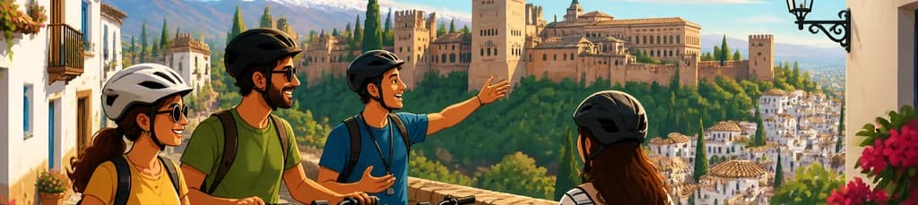Recorrido de tres horas por Granada en bicicleta eléctrica