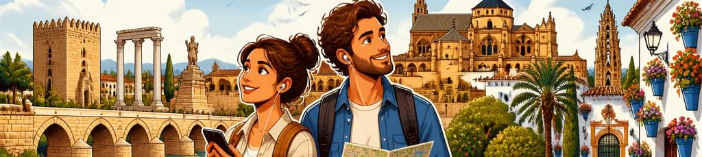 Recorrido a pie autoguiado de 3,5 horas por Córdoba con 23 puntos de audio