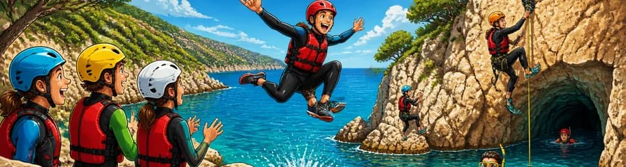Recorrido de Coasteering por la Costa Mallorquina