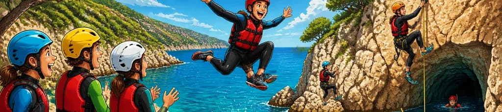 Recorrido de Coasteering por la Costa Mallorquina