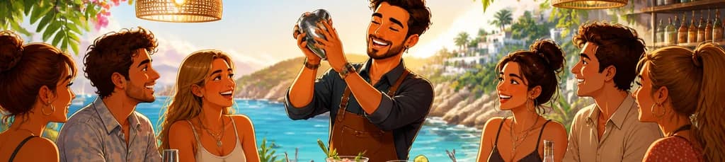 Exclusiva Masterclass de Coctelería en Cala d'Ors