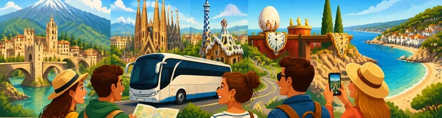 Descubre lo mejor de Cataluña: Un tour en autobús de 5 días desde Barcelona