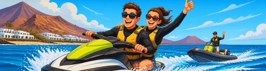 Emocionante experiencia de 20 minutos en moto acuática en Puerto del Carmen