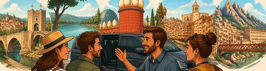 Excursión privada y a medida con vehículo y guía desde Barcelona