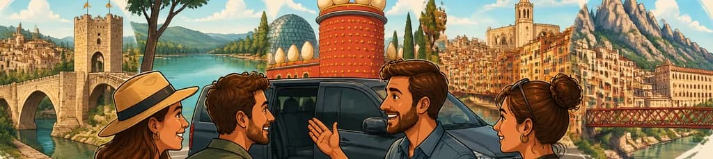Excursión privada y a medida con vehículo y guía desde Barcelona
