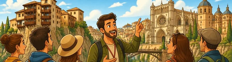 Exploración Guiada por el Centro Histórico de Cuenca y su Emblemática Catedral