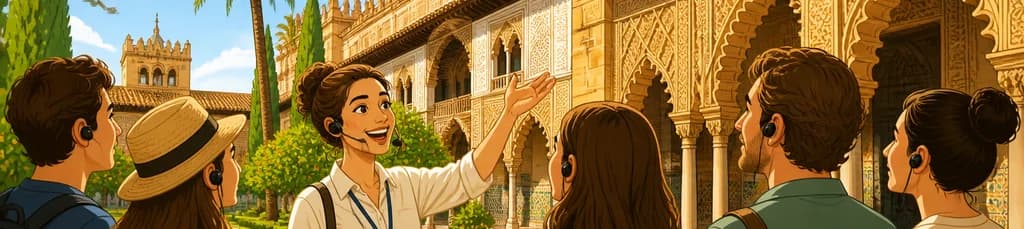 Visita guiada al Alcázar, la Catedral y la Giralda con acceso preferente