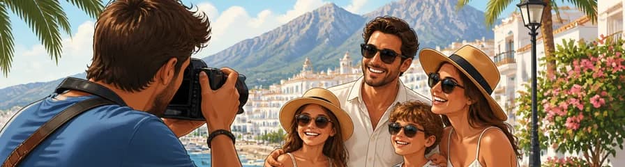 Inmortaliza tus recuerdos con una sesión fotográfica exclusiva en Marbella junto a un experto local