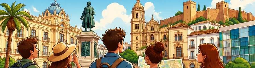 Explora la arquitectura del centro de Málaga: un tour a pie sin guía