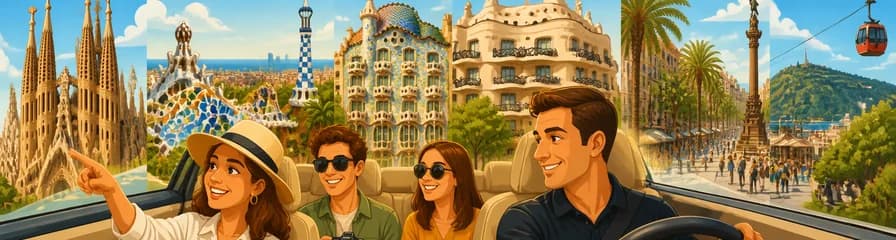 Recorrido privado de 8 horas por los puntos destacados de Barcelona
