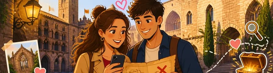 Búsqueda del Tesoro para Parejas: Misión Barcelona, una Cita Inolvidable