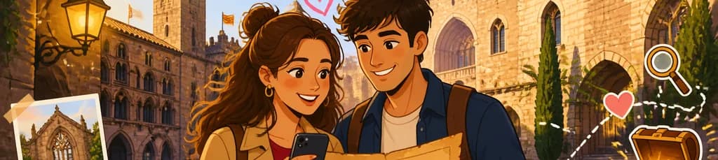 Búsqueda del Tesoro para Parejas: Misión Barcelona, una Cita Inolvidable