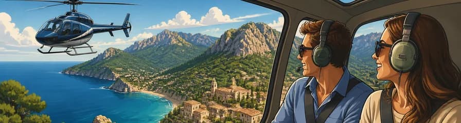 Vuelo panorámico de 42 minutos en helicóptero exclusivo por Mallorca