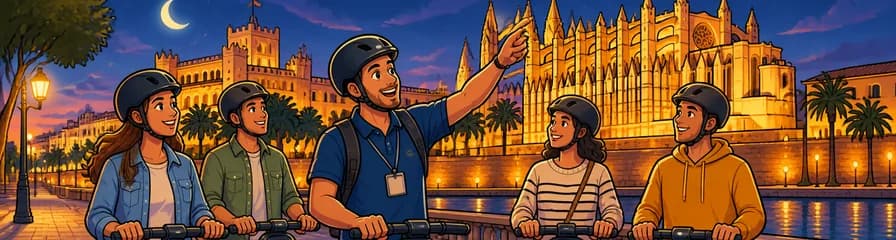 Recorrido nocturno en Segway de 2 horas por Palma