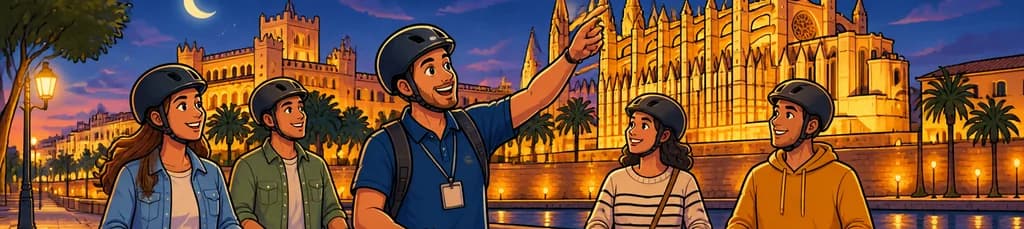 Recorrido nocturno en Segway de 2 horas por Palma