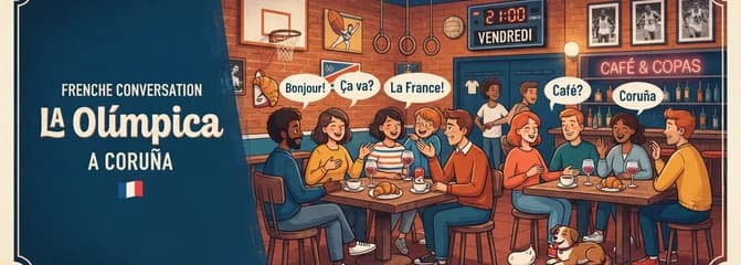 Sesión de conversación en francés, el viernes a las 21:00