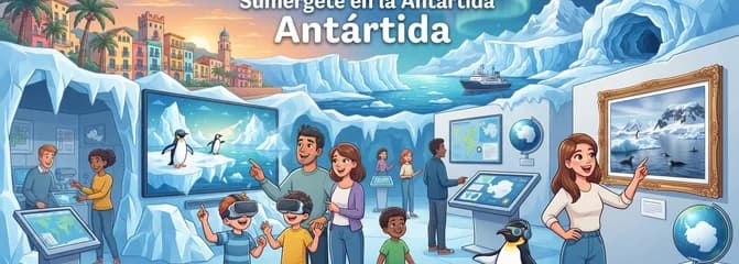 Sumérgete en la Antártida: Exposición interactiva con realidad virtual en Lloret de Mar