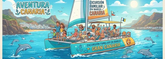 Excursión familiar en barco por Gran Canaria