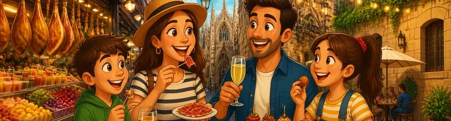 Recorrido privado gourmet de sabores y bebidas por el Barrio Gótico y sus mercados