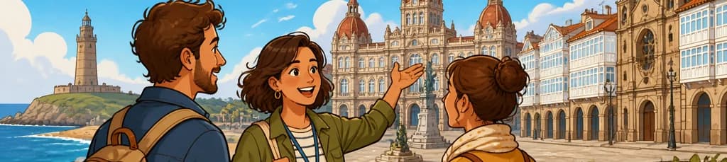 Descubre La Coruña: Paseo Introductorio Privado de 2 Horas con Guía Local