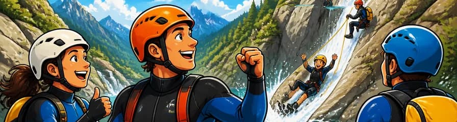 Emocionante aventura de barranquismo en Somosierra, en el Parque Nacional de la Sierra de Guadarrama, con transporte incluido