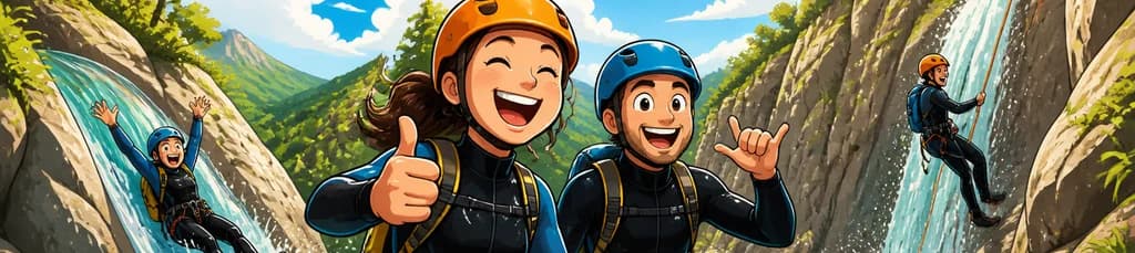 Emocionante aventura de barranquismo en Somosierra, Madrid, con transporte incluido