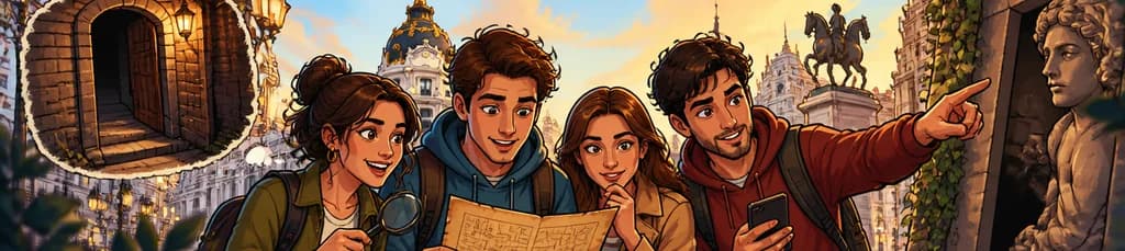 Juego de escape autoguiado por Madrid: ¡Descubre la salida secreta!