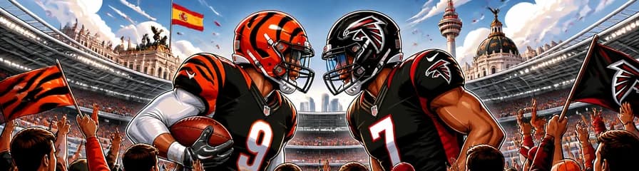 Duelo de la NFL International Series: Cincinnati Bengals contra Atlanta Falcons en Madrid