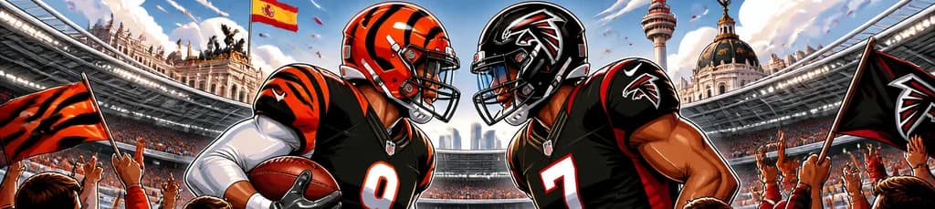 Duelo de la NFL International Series: Cincinnati Bengals contra Atlanta Falcons en Madrid