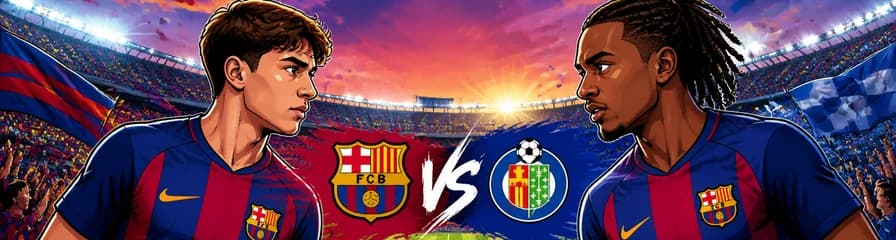 Enfrentamiento de LaLiga EA Sports: FC Barcelona contra Getafe CF