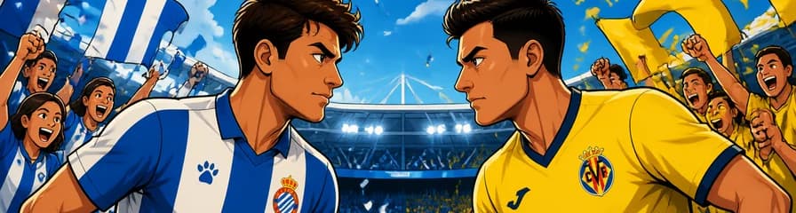 El RCD Espanyol se enfrenta al Villarreal FC