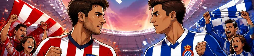 Atlético de Madrid se enfrenta al RCD Espanyol