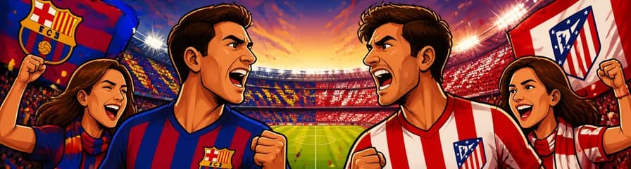 Encuentro entre el FC Barcelona y el Atlético de Madrid