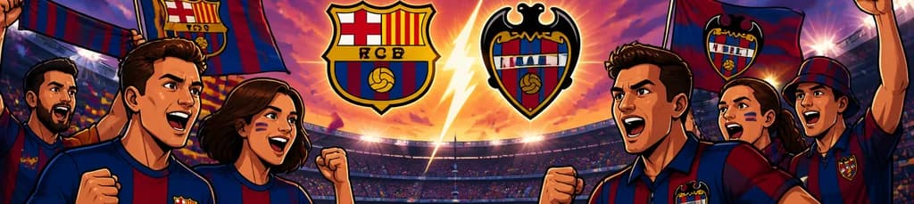 Enfrentamiento entre el FC Barcelona y el Levante UD