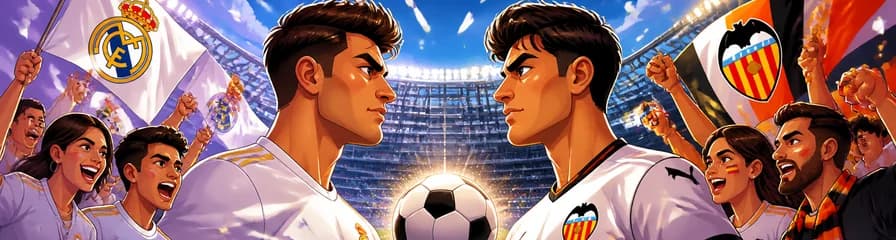 Partido de fútbol: Real Madrid contra Valencia CF