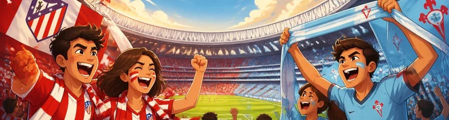 Partido de fútbol: Atlético de Madrid contra Celta de Vigo