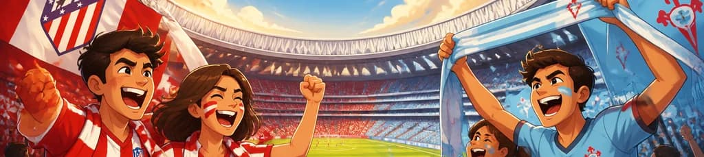 Partido de fútbol: Atlético de Madrid contra Celta de Vigo