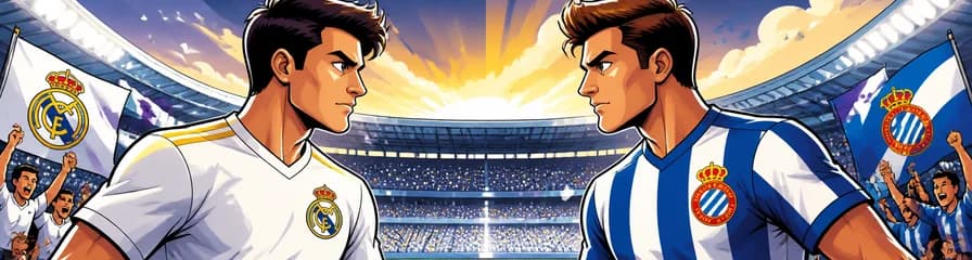 Enfrentamiento entre Real Madrid y RCD Espanyol