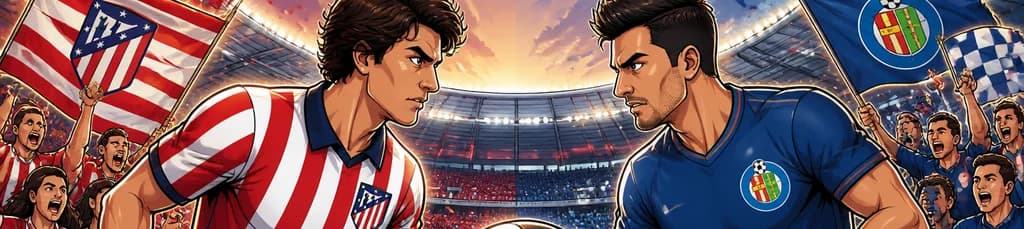 Enfrentamiento entre Atlético de Madrid y Getafe CF