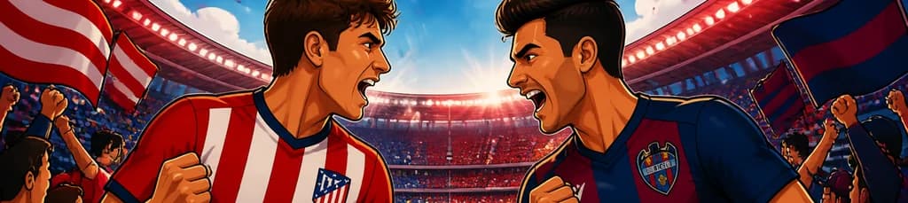 Atlético de Madrid se enfrenta al Levante UD