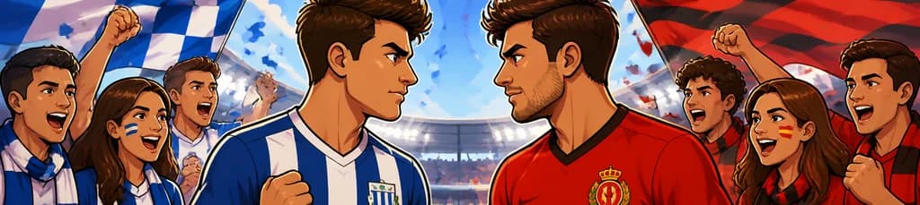 Enfrentamiento entre el CD Leganés y el RCD Mallorca en la Segunda División Española