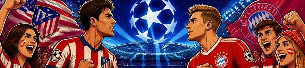 Atlético de Madrid contra Bayern de Múnich: Duelo de la UEFA Champions League