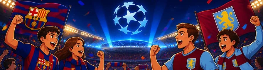 El FC Barcelona se enfrenta al Aston Villa en la UEFA Champions League