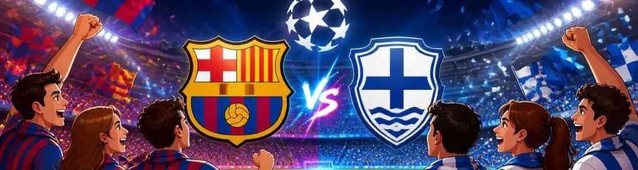 Duelo de la UEFA Champions League: FC Barcelona contra Como