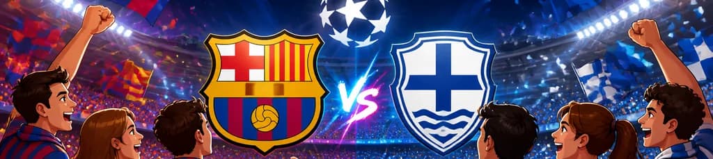 Duelo de la UEFA Champions League: FC Barcelona contra Como