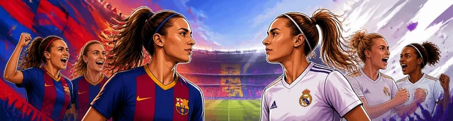 El FC Barcelona Femenino se enfrenta al Real Madrid Femenino