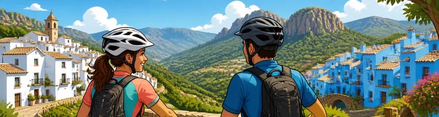 Recorrido Ciclista Autoguiado por el Valle del Genal: Pueblos Blancos - Nivel Moderado (36km)